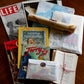 Large Curated Vintage Ephemera Box – Authentic Paper for Junk Journals, Collage, Mixed Media, Letters, Maps & Antique Books