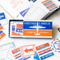 Vintage Airmail Stickers - Happy Mail Scrapbooking Pack
