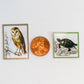 Vintage Animal Stamp Stickers - Animal Sticker Pack for Journaling and Scrapbooking