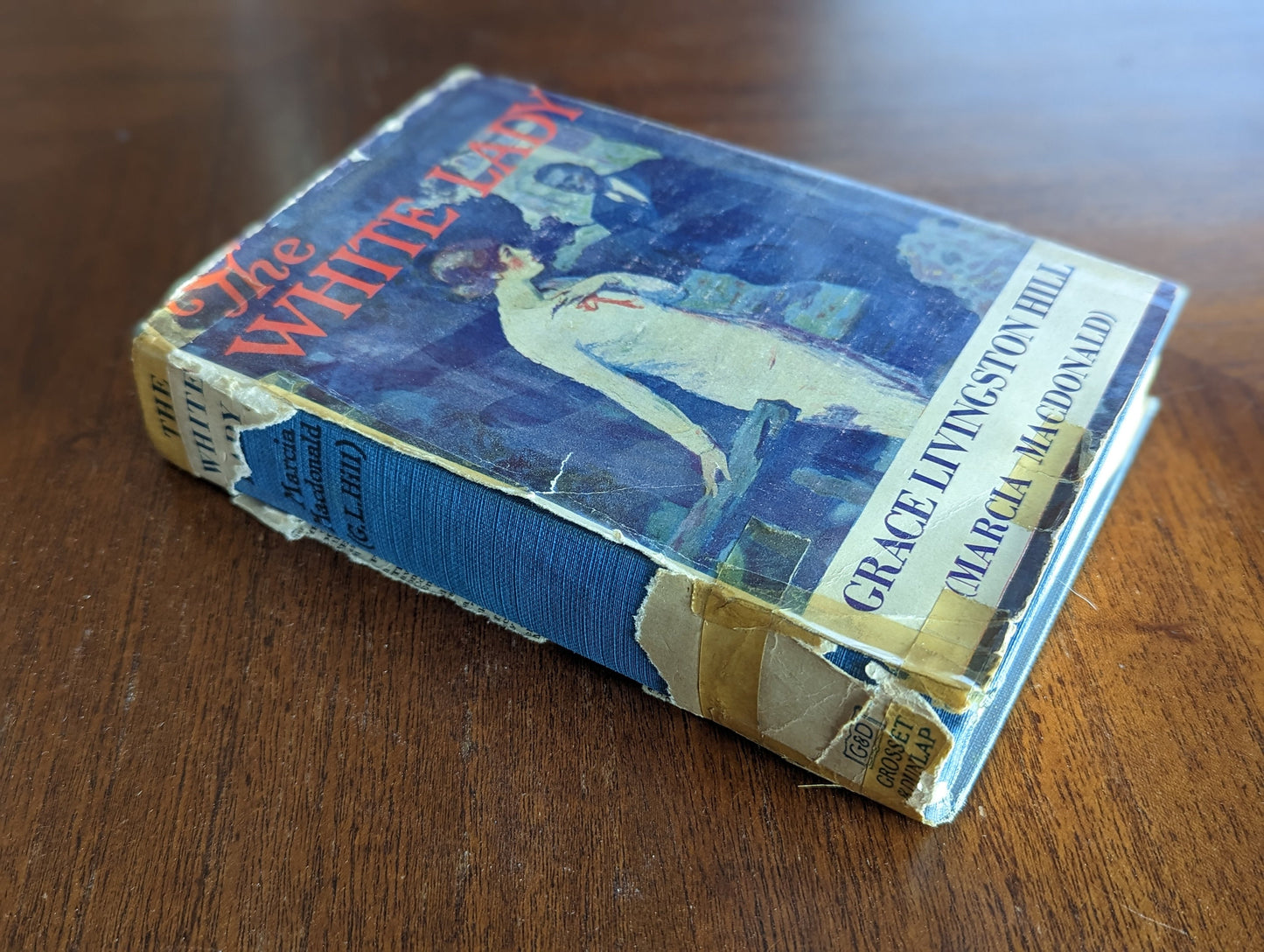 The White Lady by Grace Livingston Hill Lutz - Antique Hardcover Novel Classic Vintage Literature