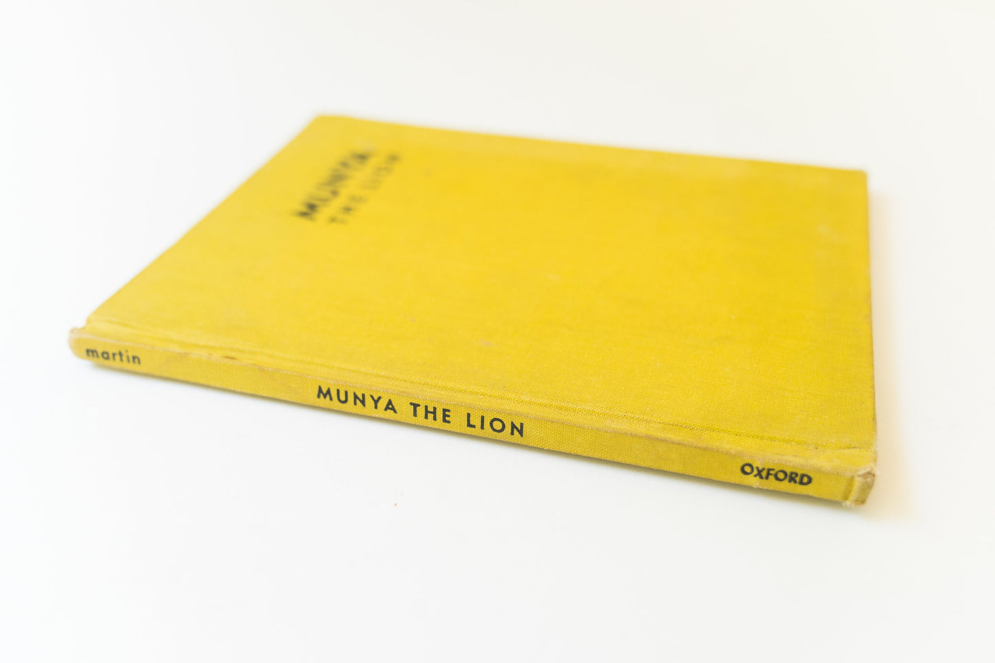 Vintage Childrens Book - 1948 Munya the Lion by Dorothy Martin  Kidell-Monroe