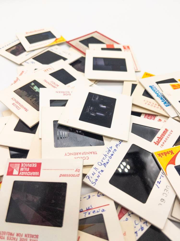 Vintage 35mm Photo Slides - 1950s-70s Ephemera for Junk Journals