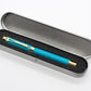 Teal Oasis - Blue Marble with Gold Detailing Fountain Pen